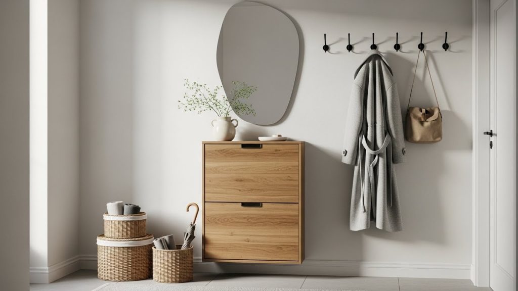 entryway drop zone home organization ideas