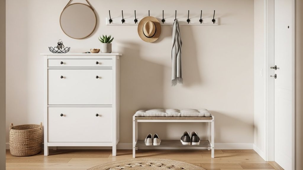 IKEA entryway storage hacks for small apartments
