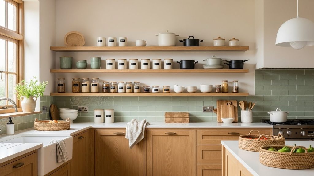 organized kitchen home storage ideas