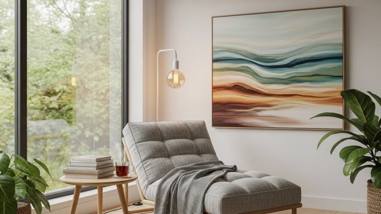 stylish home decor under $200 in a modern neutral interior
