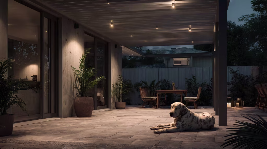 Practical lighting ideas for garages and outdoor transition spaces using LED fixtures