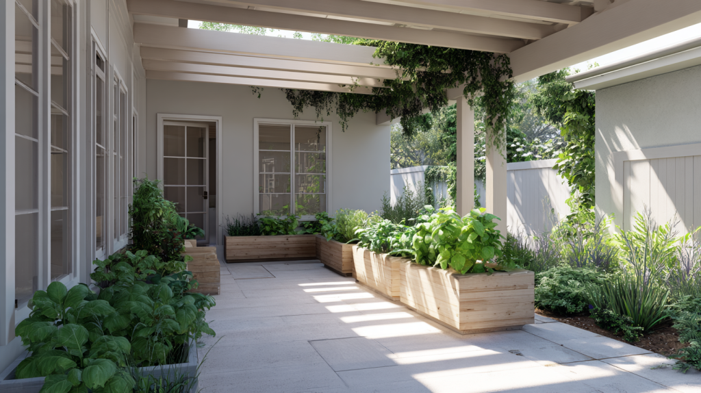 Covered Patio Ideas That Create a Calm Transition Between Indoor and Outdoor Living with indoor-outdoor plants and greenery