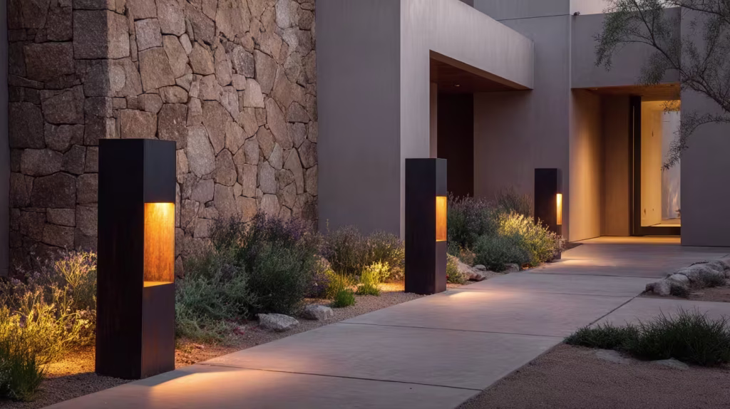 Energy-efficient LED lighting designed for functional outdoor spaces