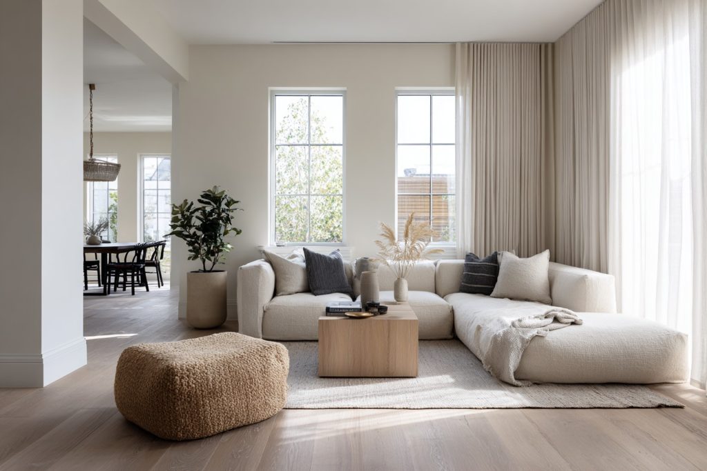 what makes a home feel calm through visual rhythm and balanced interior design
