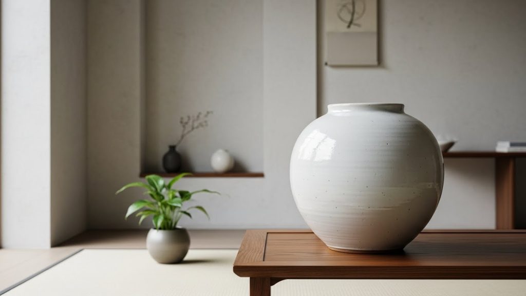 Timeless home decor featuring natural materials and quiet design