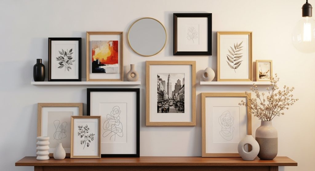 Small home accessories featuring a decorative Framed Arts and Small wall decor